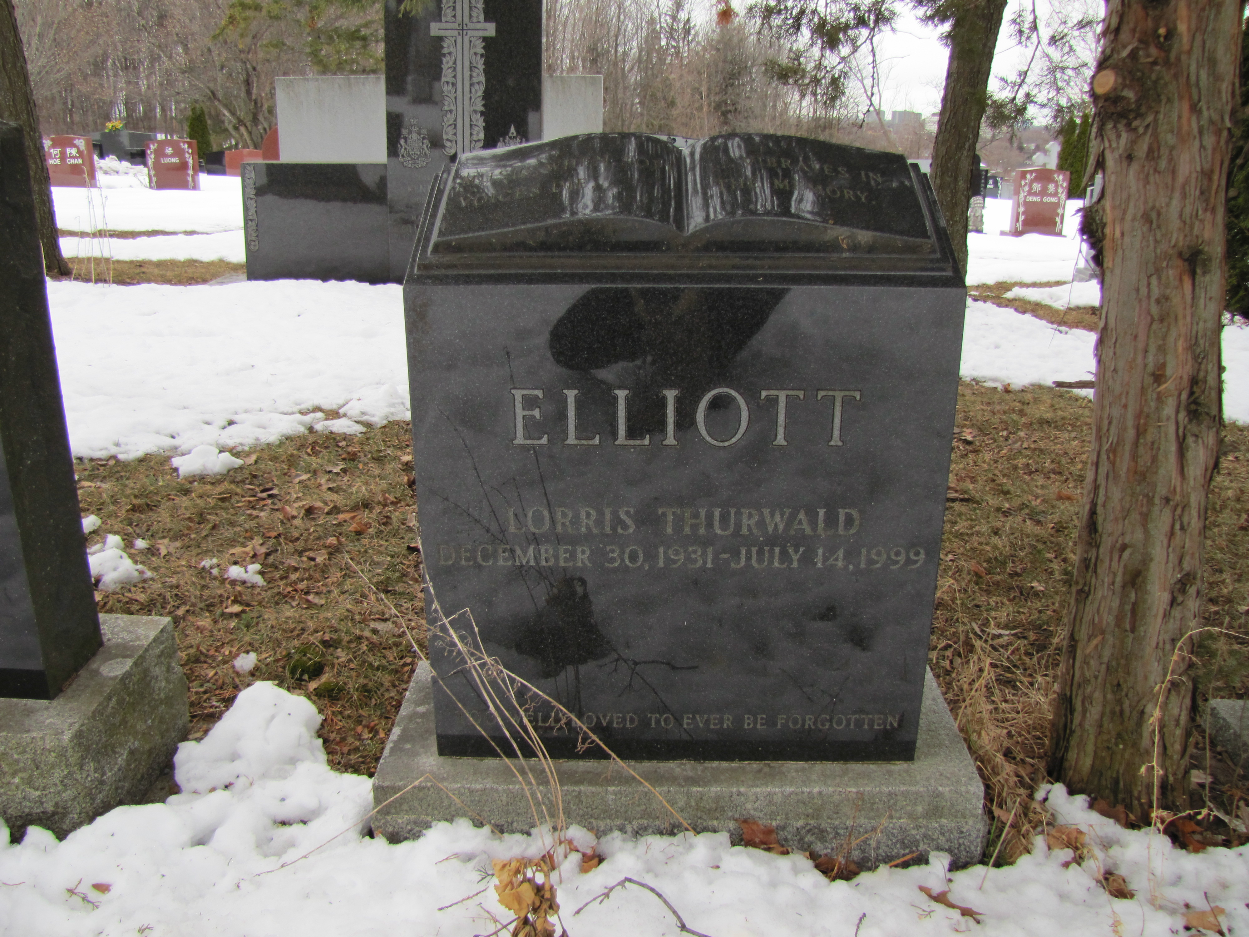 elliot's headstone