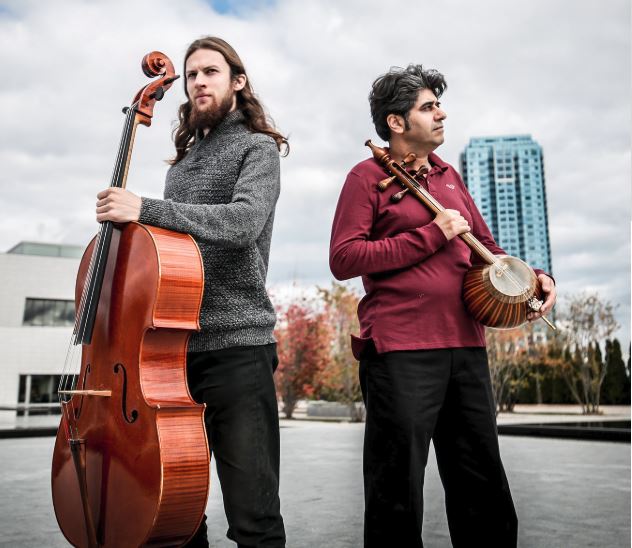 Raphael Weinroth-Browne (cello) and Shahriyar Jamshidi (kamanche) unite the Kurdish kamanche with the classical cello, transcending genres and cultures.