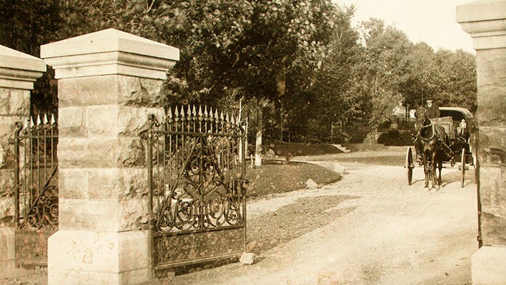 Original Beechwood gates from 1880's
