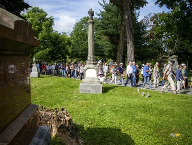 Beechwood’s annual historical tour — A Walk through 150 Years — was held Sunday, Sept. 10, 2023 in Beechwood Cemetery. PHOTO BY ASHLEY FRASER /Postmedia