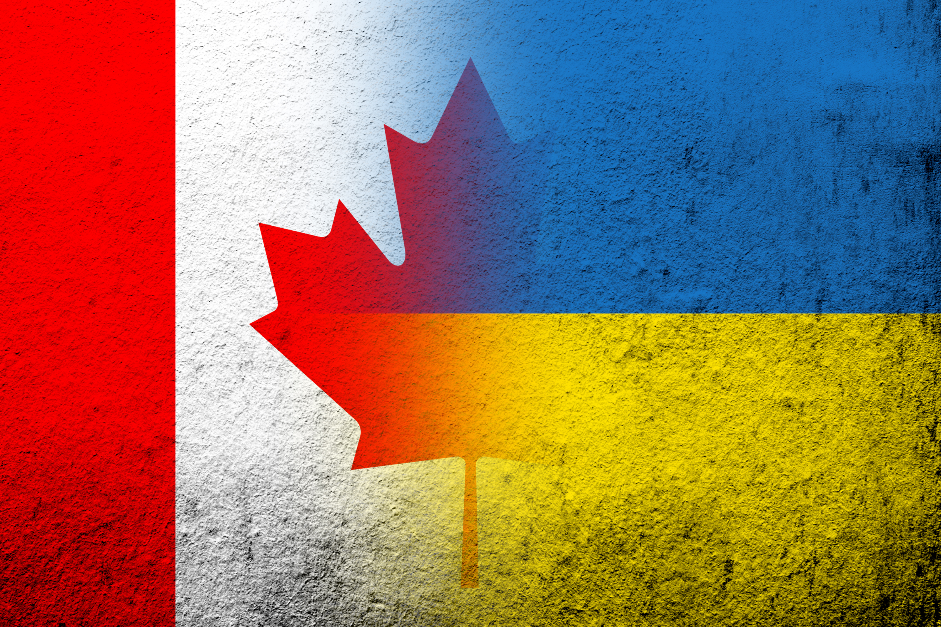 Canada/Ukraine Flag