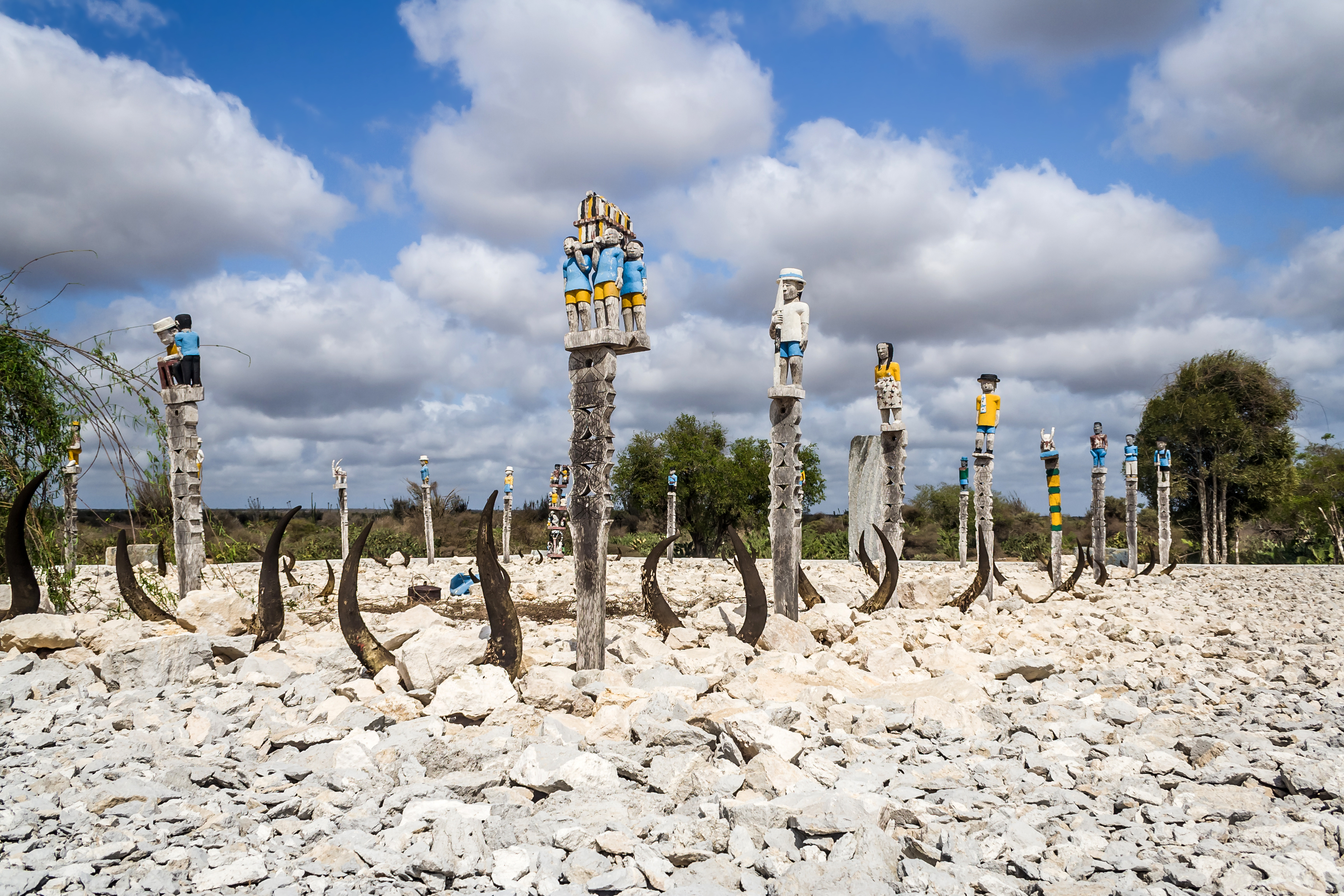 Antandroy traditional tomb in southern Madagascar