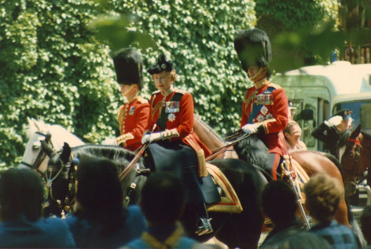 Queen Elizabeth with Burmese