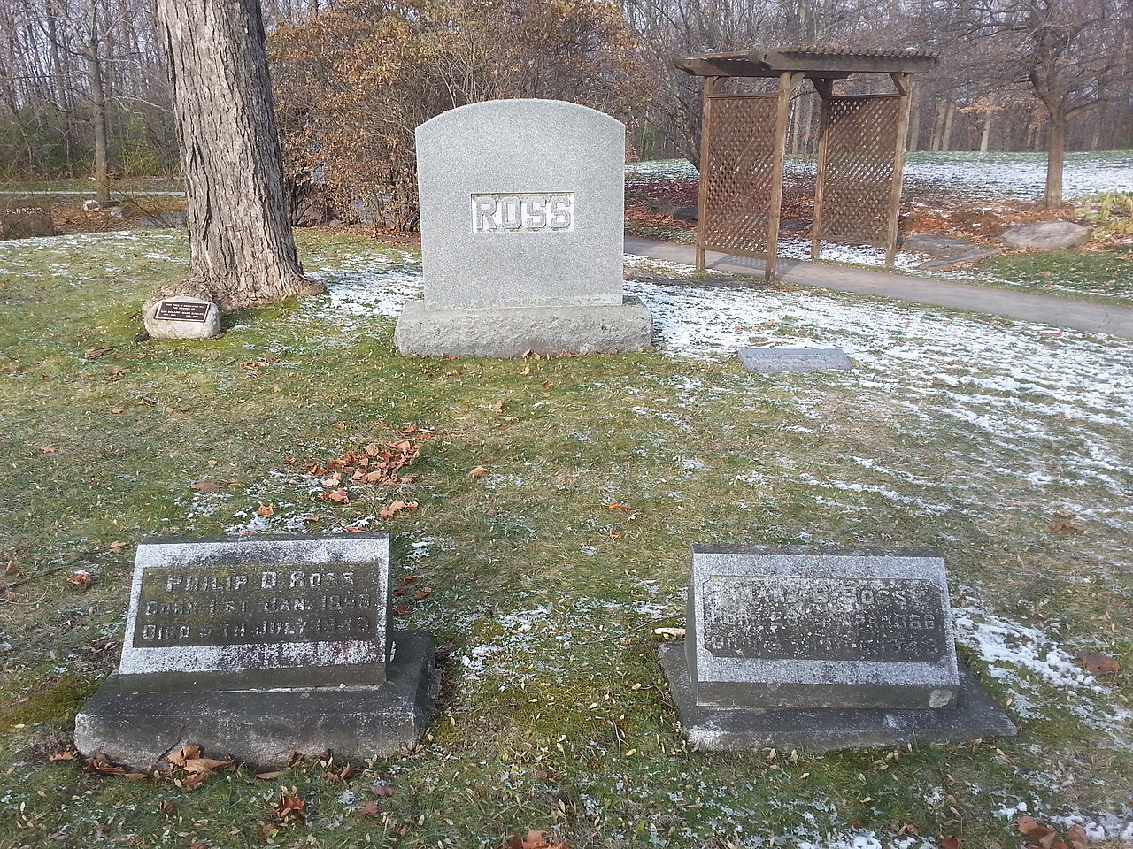Ross' grave