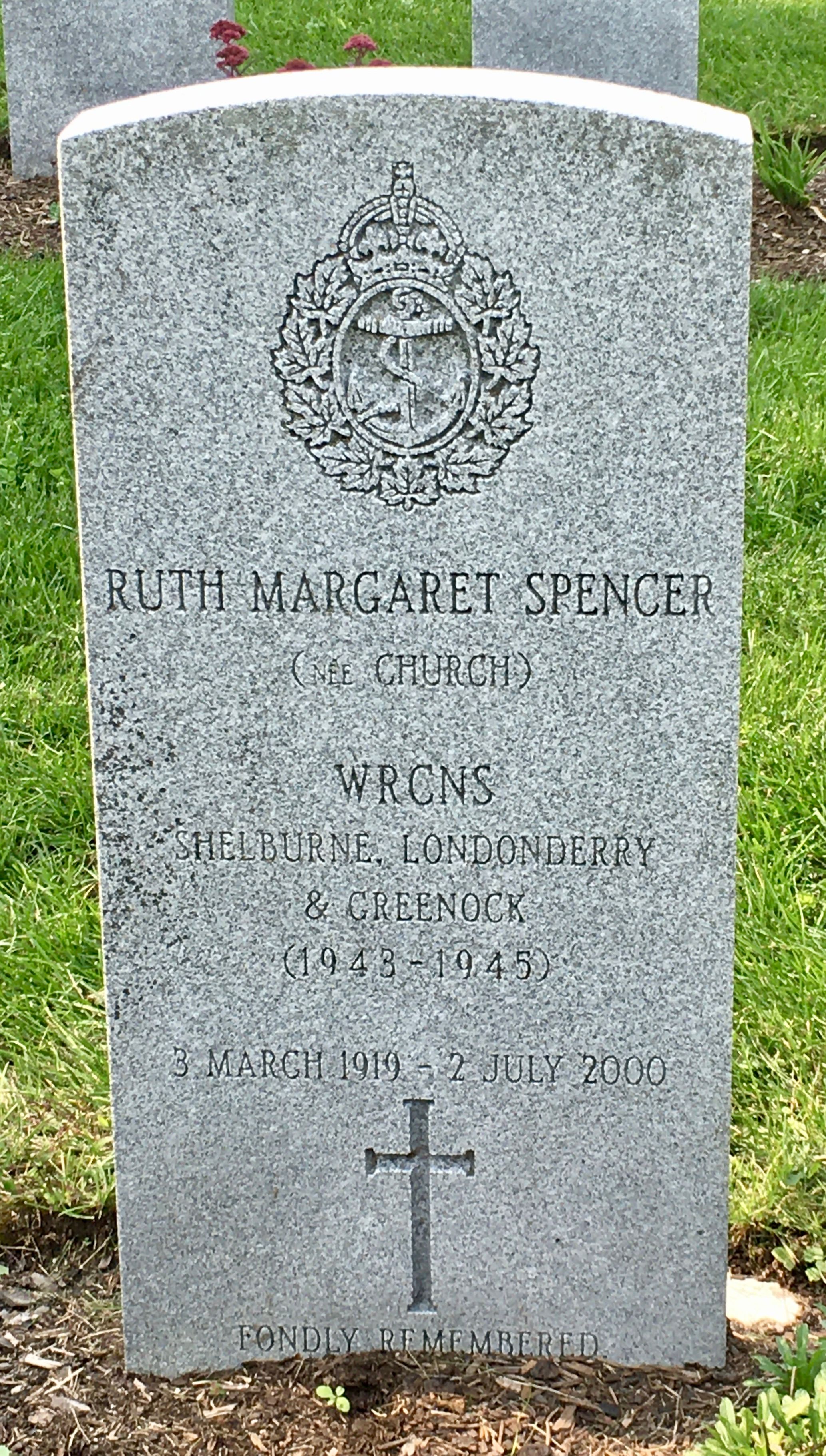 Spencer headstone