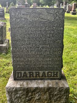 Jack Darragh headstone