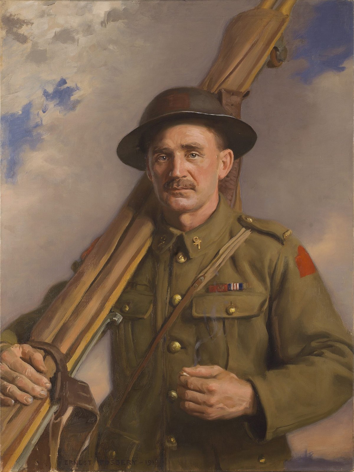 Private M.J. O’Rourke, V.C Painted by Ernest George Fosbery in 1919 Beaverbrook Collection of War Art CWM 19710261-0147 Canadian War Museum