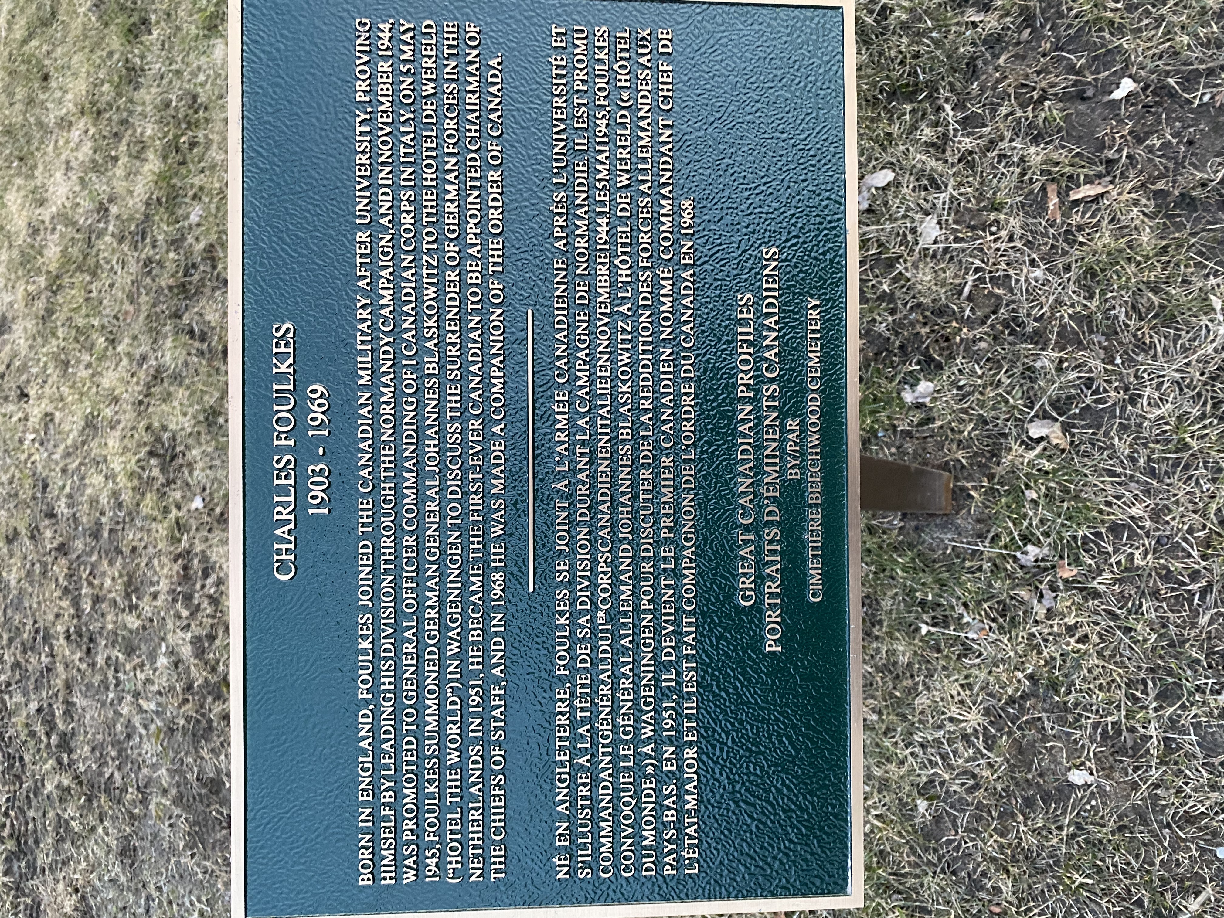 Foulkes plaque