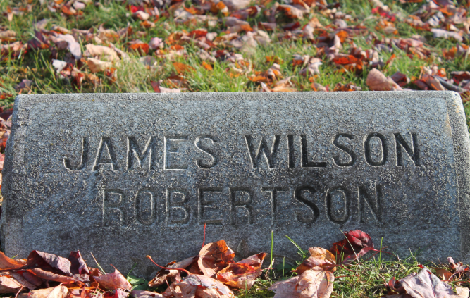 James Wilson Robertson headstone