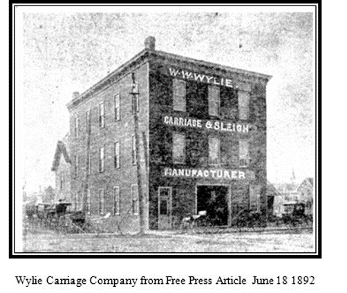 WW Wylie building advert