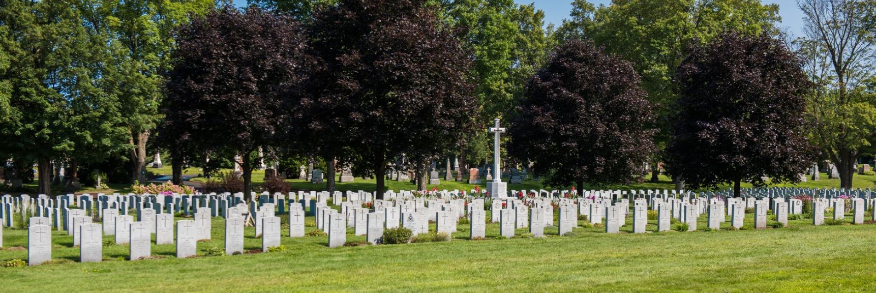 Veterans Section - Cross of Sacrifice