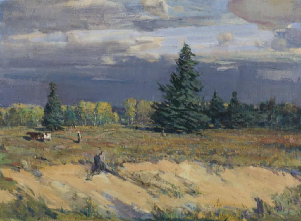 Cattle Grazing, Peleg Franklin Brownell, c. 1921