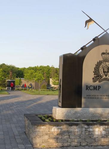 sunrise at the rcmp cemetery