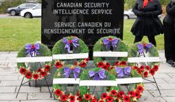 CSIS Remembrance wreaths
