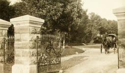 Old cemetery gates