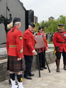 retired Staff Sergeant Garth Hampson, “Voice of the Mounties.”